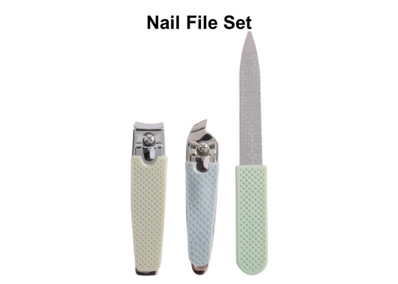 Multifunction Cushioned Nail File , Durable Carbon Steel Finger Nail Files